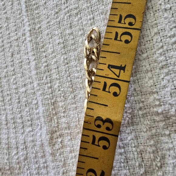 Vintage Nautical Tone Link Belt with Gold Hardware - Picture 6 of 6